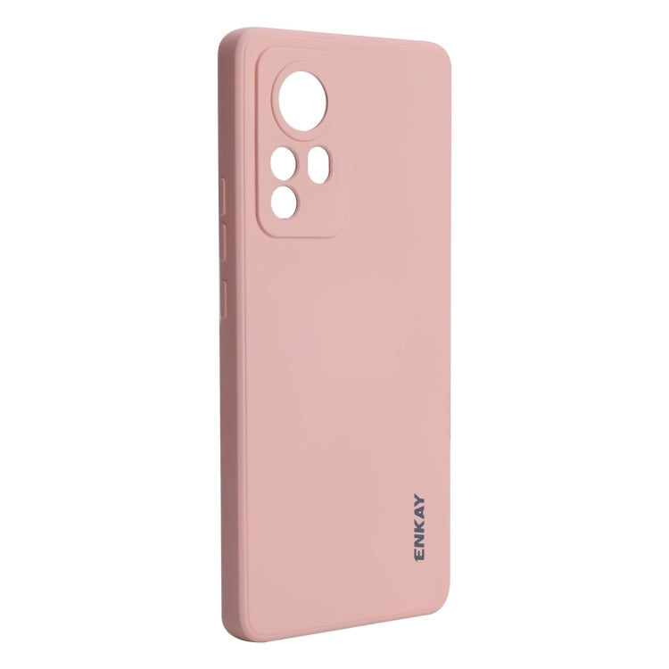 For Xiaomi 12 / 12X / 12S ENKAY Liquid Silicone Soft Shockproof Phone Case(Pink) - free shipping - PMC TechLife - Order now!
