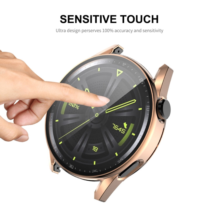 For Huawei Watch GT 3 42mm ENKAY PC Frame + Tempered Glass Protector Composite Case(Rose Gold) - free shipping - PMC TechLife - Order now!