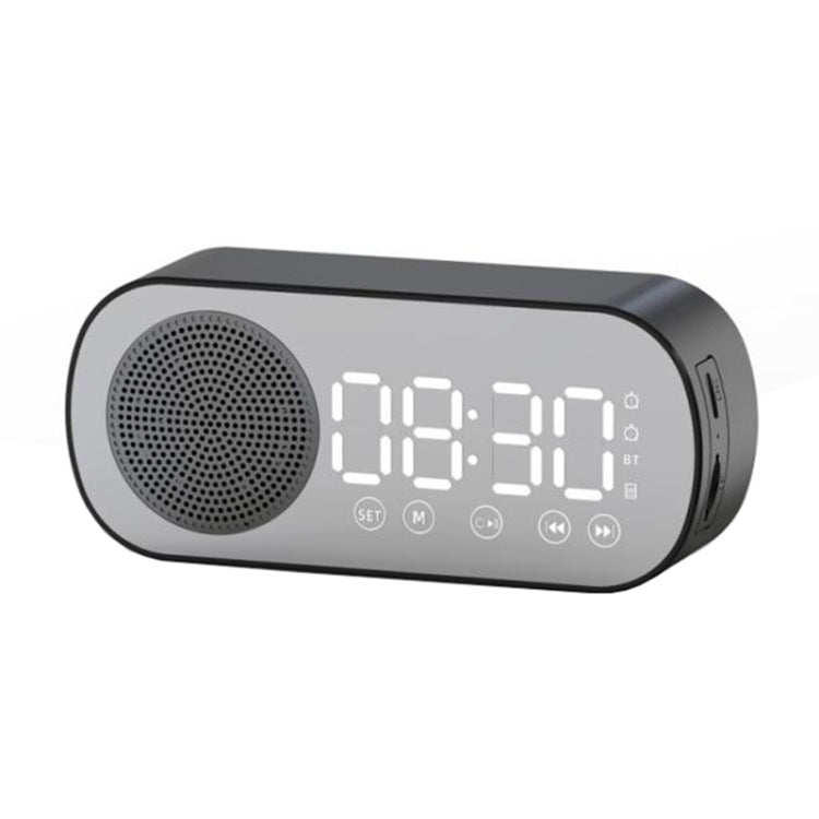 Z7 Digital Bluetooth 5.0 Speaker Multi-function Mirror Alarm Clock FM Radio(Black) - Desktop Speaker by PMC TechLife | Online Shopping South Africa | PMC TechLife