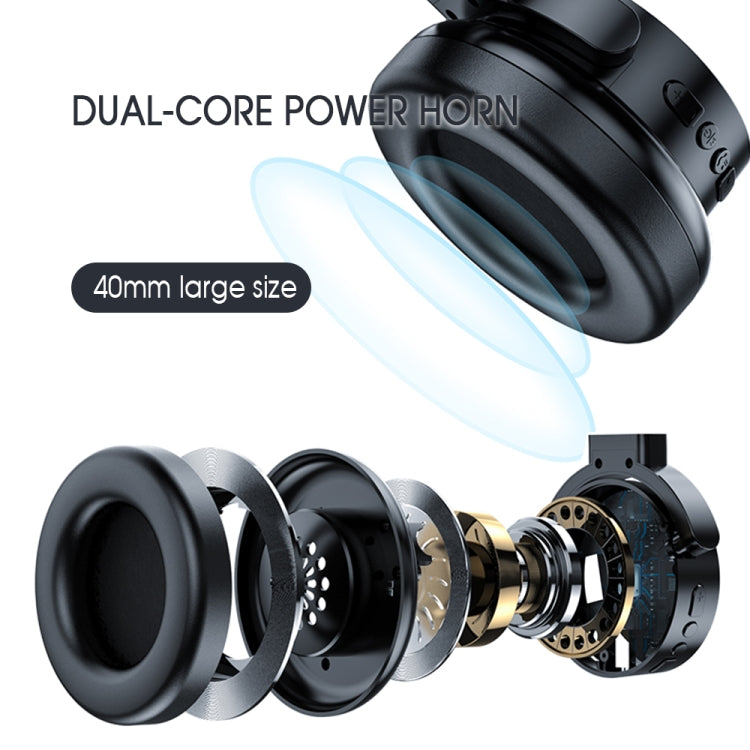 A53 TWS HIFI Stereo Wireless Bluetooth Gaming Headset with Mic(Blue) - Headset & Headphone by PMC TechLife | Online Shopping South Africa | PMC TechLife