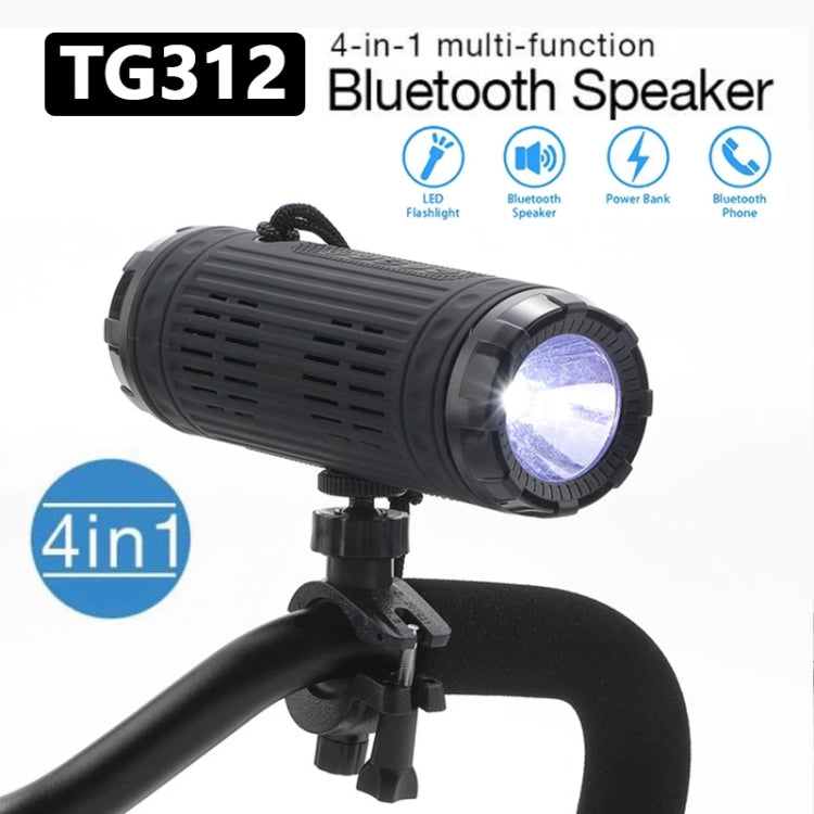 T&G TG312 LED Outdoor Portable Multifunctional Wireless Bluetooth Speaker(Blue) - Waterproof Speaker by T&G | Online Shopping South Africa | PMC TechLife | Buy Now Pay Later Mobicred