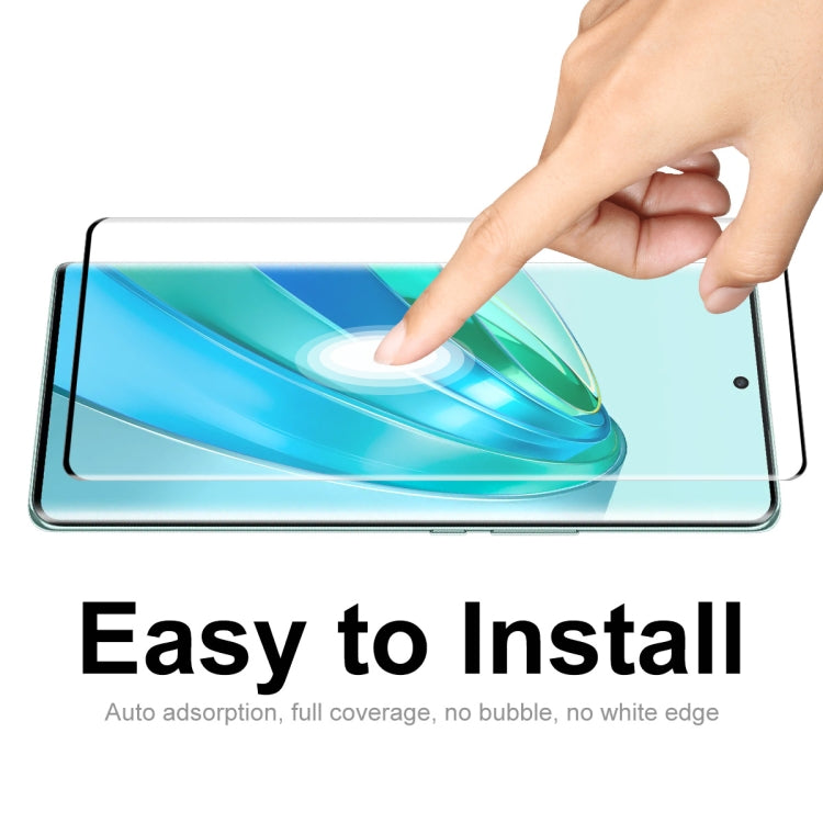 For Honor X9A / Magic5 Lite ENKAY 3D Hot Bending Edge Glue Tempered Glass Full Film with Lens Film - free shipping - PMC TechLife - Order now!