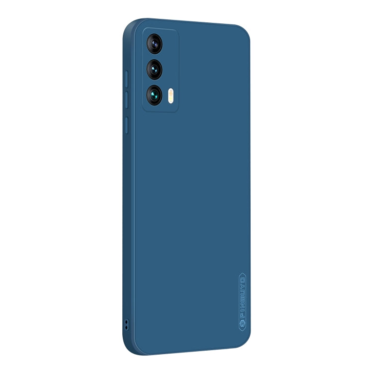 For Meizu 18 / 18S PINWUYO Liquid Silicone TPU Phone Case(Blue) - More Brand by PINWUYO | Online Shopping South Africa | PMC TechLife | Buy Now Pay Later Mobicred