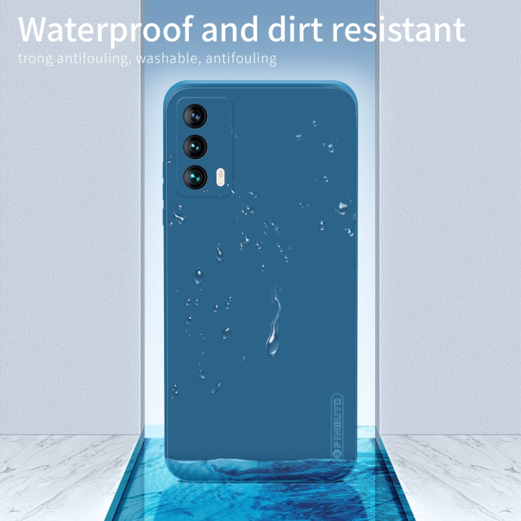 For Meizu 18 / 18S PINWUYO Liquid Silicone TPU Phone Case(Blue) - More Brand by PINWUYO | Online Shopping South Africa | PMC TechLife | Buy Now Pay Later Mobicred