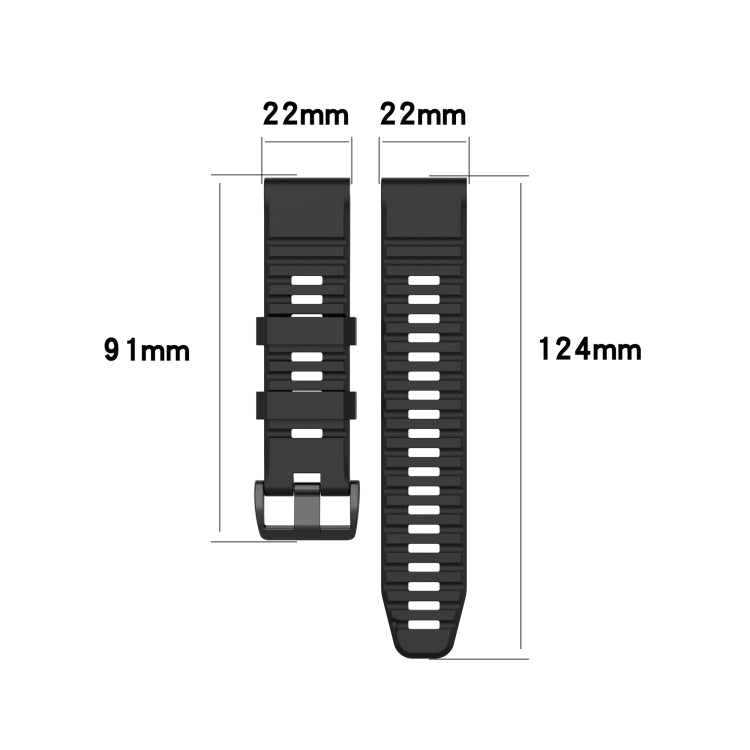 Compatible with Garmin Approach s60 Silicone Watch Band(Blue) - Watch Bands by PMC TechLife | Online Shopping South Africa | PMC TechLife | Buy Now Pay Later Mobicred