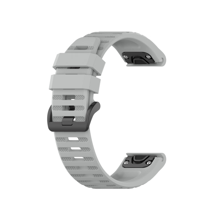 Compatible with Garmin Compatible witherunner 935 Silicone Watch Band(Gray) - Watch Bands by PMC TechLife | Online Shopping South Africa | PMC TechLife | Buy Now Pay Later Mobicred