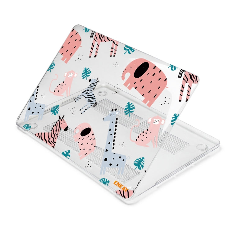 ENKAY Animal Series Pattern Laotop Protective Crystal Case For MacBook Pro 13.3 inch A1706 / A1708 / A1989 / A2159(Animals No.2) - MacBook Pro Cases by ENKAY | Online Shopping South Africa | PMC Jewellery