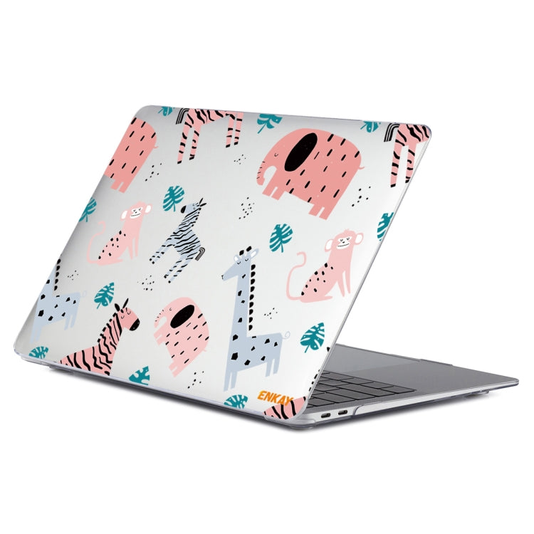 ENKAY Animal Series Pattern Laotop Protective Crystal Case For MacBook Pro 13.3 inch A2251 / A2289 / A2338 2020(Animals No.2) - MacBook Pro Cases by ENKAY | Online Shopping South Africa | PMC Jewellery