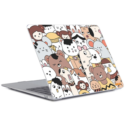 ENKAY Animal Series Pattern Laotop Protective Crystal Case For MacBook Pro 15.4 inch A1707 / A1990(Animals No.1) - MacBook Pro Cases by ENKAY | Online Shopping South Africa | PMC Jewellery