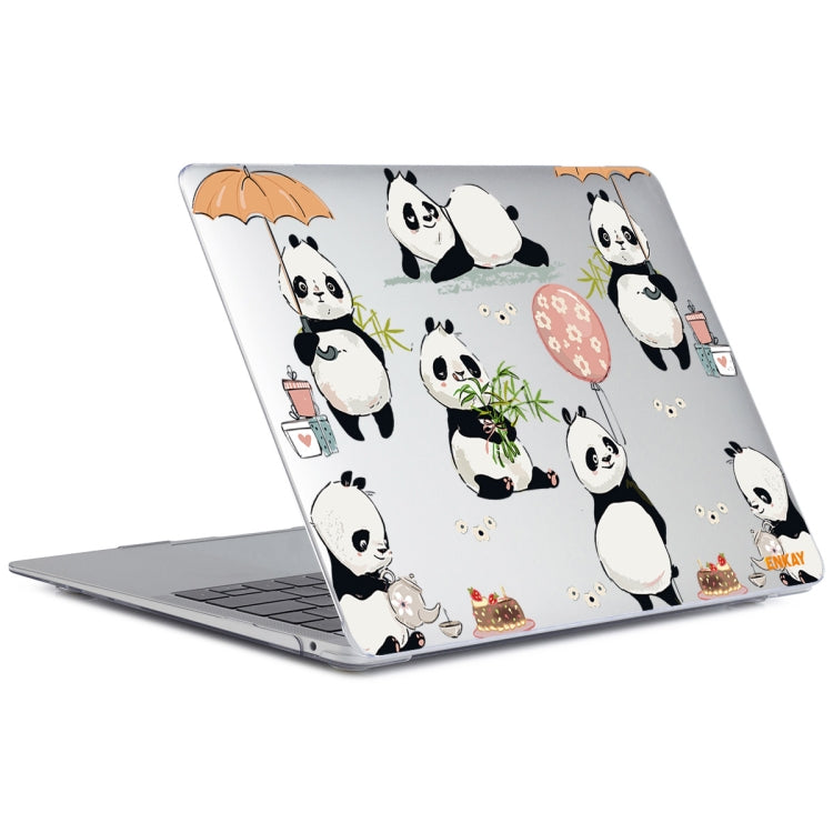 ENKAY Animal Series Pattern Laotop Protective Crystal Case For MacBook Pro 15.4 inch A1707 / A1990(Panda) - MacBook Pro Cases by ENKAY | Online Shopping South Africa | PMC Jewellery