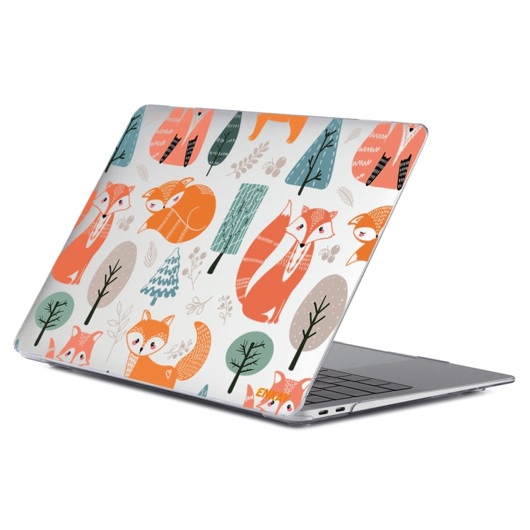 ENKAY Animal Series Pattern Laotop Protective Crystal Case For MacBook Pro 16 inch A2141(Fox) - MacBook Pro Cases by ENKAY | Online Shopping South Africa | PMC TechLife | Buy Now Pay Later Mobicred