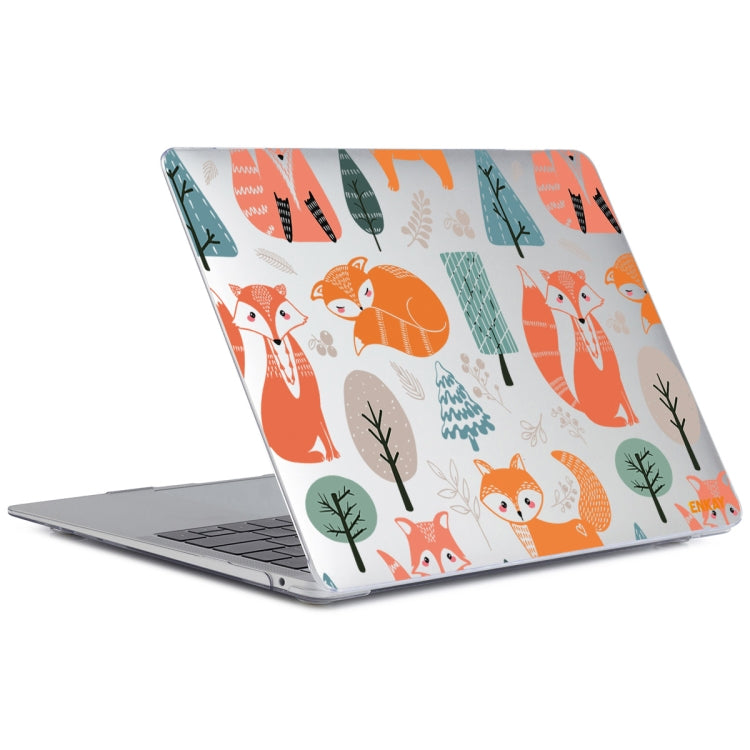 ENKAY Animal Series Pattern Laotop Protective Crystal Case For MacBook Pro 16 inch A2141(Fox) - MacBook Pro Cases by ENKAY | Online Shopping South Africa | PMC TechLife | Buy Now Pay Later Mobicred