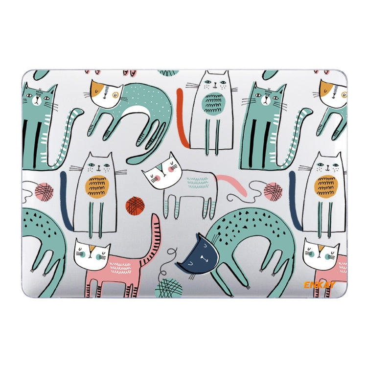ENKAY Animal Series Pattern Laotop Protective Crystal Case For MacBook Pro 16.2 inch A2485 2021/A2880 2023(Thin Cat) - free shipping - PMC TechLife - Order now!