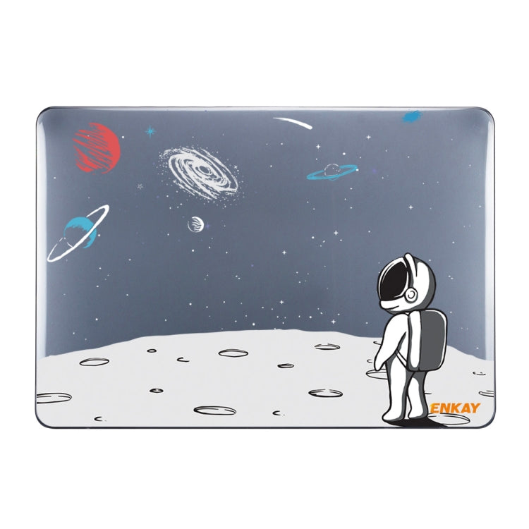 ENKAY Star Series Pattern Laotop Protective Crystal Case For MacBook Pro 14.2 inch A2442 (2021)(Backpack Astronaut) - MacBook Pro Cases by ENKAY | Online Shopping South Africa | PMC TechLife