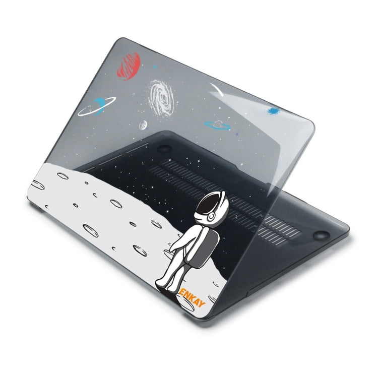 ENKAY Star Series Pattern Laotop Protective Crystal Case For MacBook Pro 14.2 inch A2442 (2021)(Backpack Astronaut) - MacBook Pro Cases by ENKAY | Online Shopping South Africa | PMC TechLife