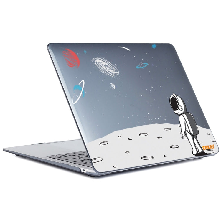 ENKAY Star Series Pattern Laotop Protective Crystal Case For MacBook Pro 14.2 inch A2442 (2021)(Backpack Astronaut) - MacBook Pro Cases by ENKAY | Online Shopping South Africa | PMC TechLife