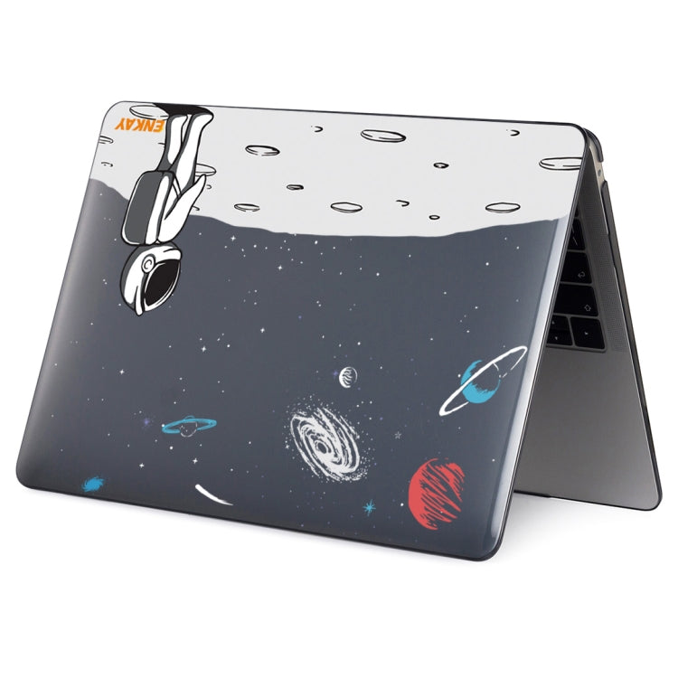 ENKAY Star Series Pattern Laotop Protective Crystal Case For MacBook Pro 15.4 inch A1707 / A1990(Backpack Astronaut) - MacBook Pro Cases by ENKAY | Online Shopping South Africa | PMC TechLife | Buy Now Pay Later Mobicred