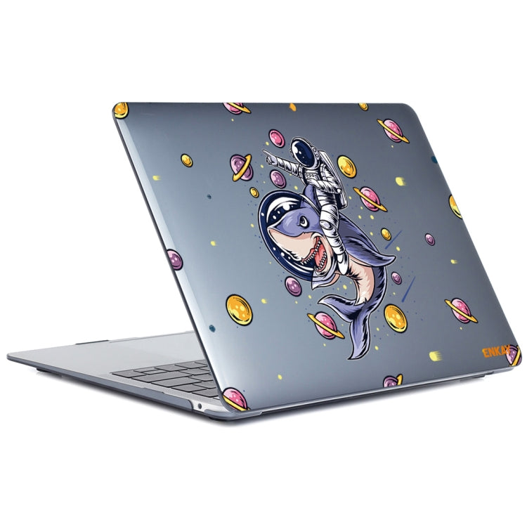 ENKAY Star Series Pattern Laotop Protective Crystal Case For MacBook Pro 15.4 inch A1707 / A1990(Shark Astronaut) - MacBook Pro Cases by ENKAY | Online Shopping South Africa | PMC Jewellery