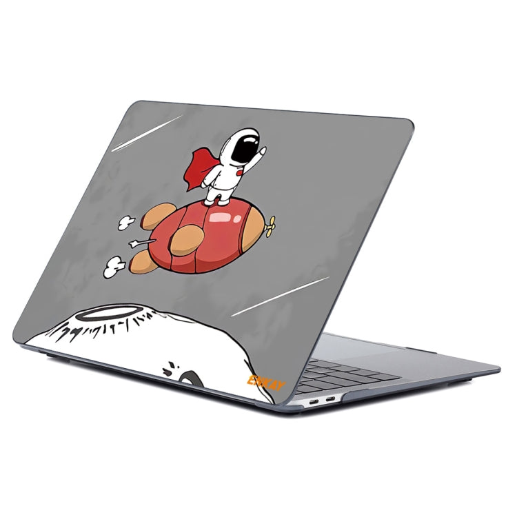 ENKAY Star Series Pattern Laotop Protective Crystal Case For MacBook Pro 16 inch A2141(Rocket Astronaut) - MacBook Pro Cases by ENKAY | Online Shopping South Africa | PMC Jewellery