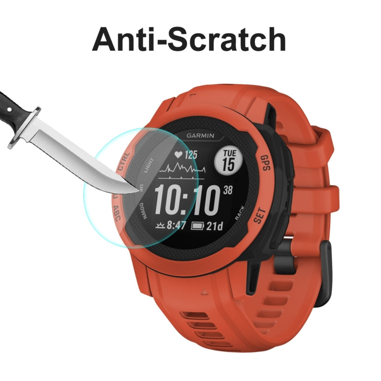 10 PCS ENKAY 0.2mm 9H Tempered Glass Screen Protector Watch Film Compatible with Garmin Instinct 2 - Screen Protector by ENKAY | Online Shopping South Africa | PMC TechLife | Buy Now Pay Later Mobicred