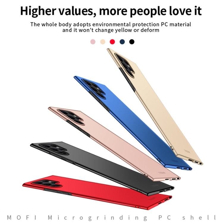 For Samsung Galaxy S22 Ultra 5G MOFI Frosted PC Ultra-thin Hard Case(Blue) - free shipping - PMC TechLife - Order now!