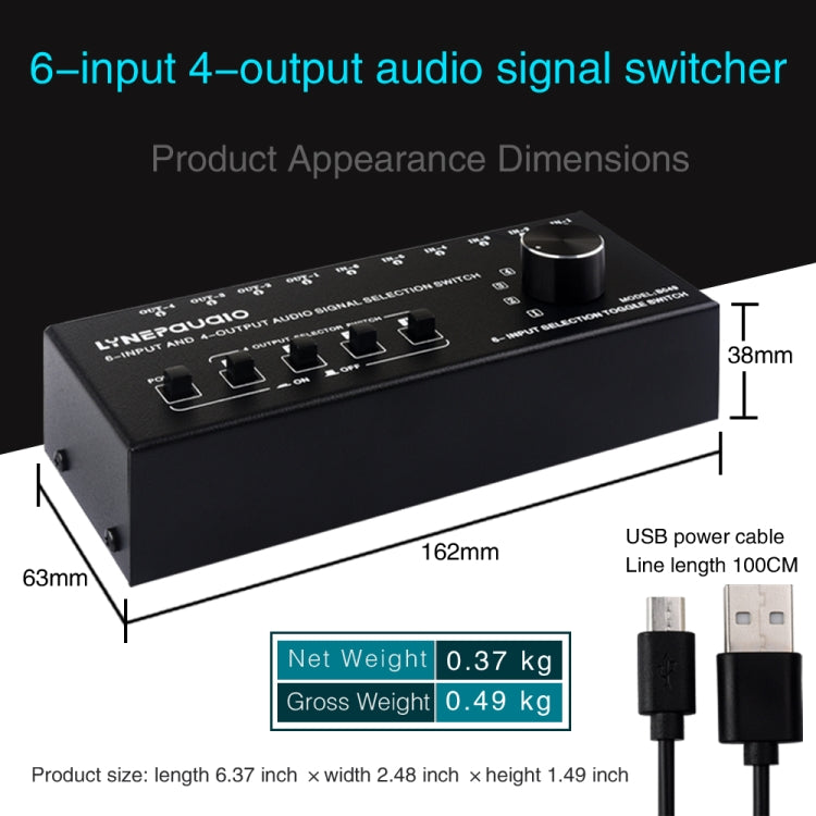 6 In 4 Out RCA Audio Switcher Signal Selector Distribute Device Switch Control -  by PMC TechLife | Online Shopping South Africa | PMC TechLife | Buy Now Pay Later Mobicred