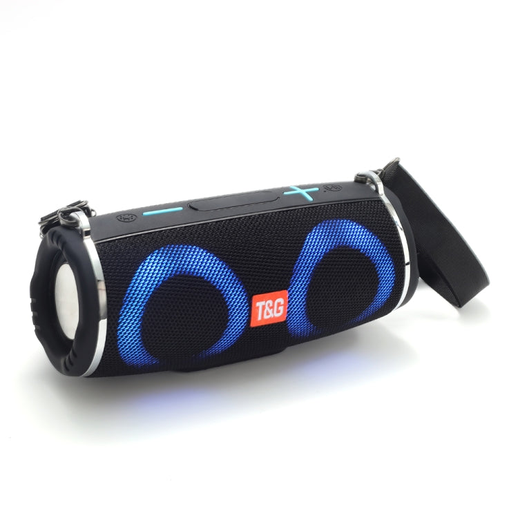 T&G TG642 RGB Light Waterproof  Portable Bluetooth Speaker Support FM / TF Card(Black) - free shipping - PMC TechLife - Order now!