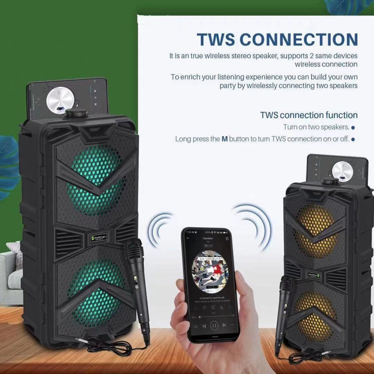 NewRixing NRG5501B Outdoor Portable Karaoke Wireless Speaker 16W Audio Amplifier No Mic - free shipping - PMC TechLife - Order now!