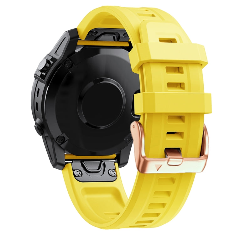 Compatible with Garmin Descent Mk2S 20mm Silicone Watch Band(Yellow) - free shipping - PMC TechLife - Order now!