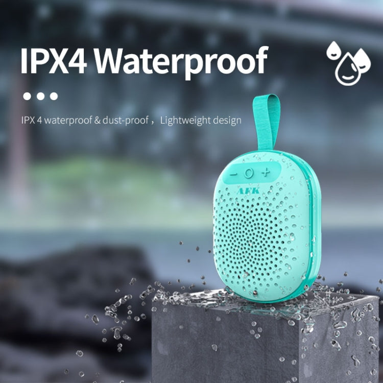 AEC BT513 RGB Light Waterproof Portable Bluetooth Speaker Support FM / TF Card(Purple) - Mini Speaker by AEC | Online Shopping South Africa | PMC TechLife | Buy Now Pay Later Mobicred