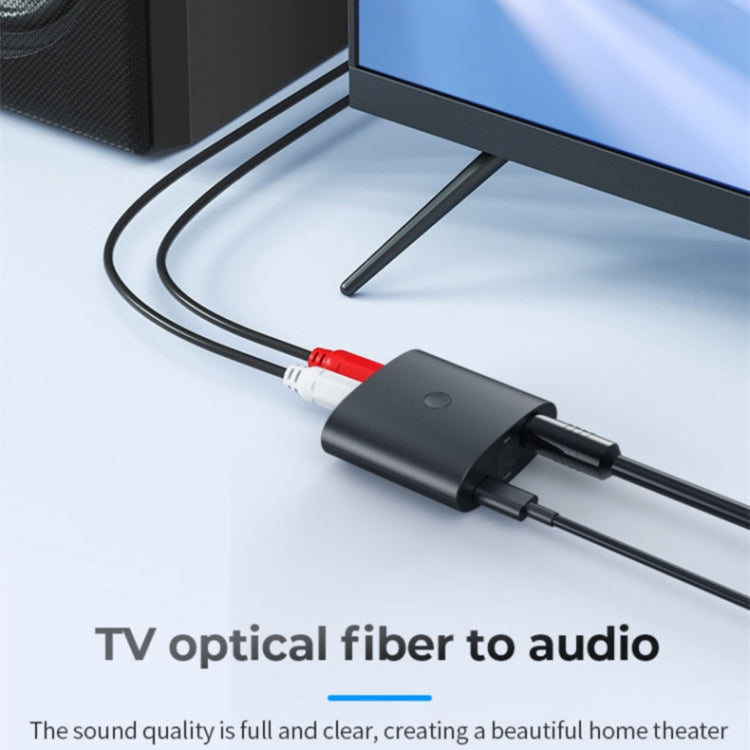 BT-B36 Bluetooth 5.1 Audio Receiver TV Fiber Coaxial Digital to Analog Converter - Audio Receiver Transmitter by PMC TechLife | Online Shopping South Africa | PMC TechLife