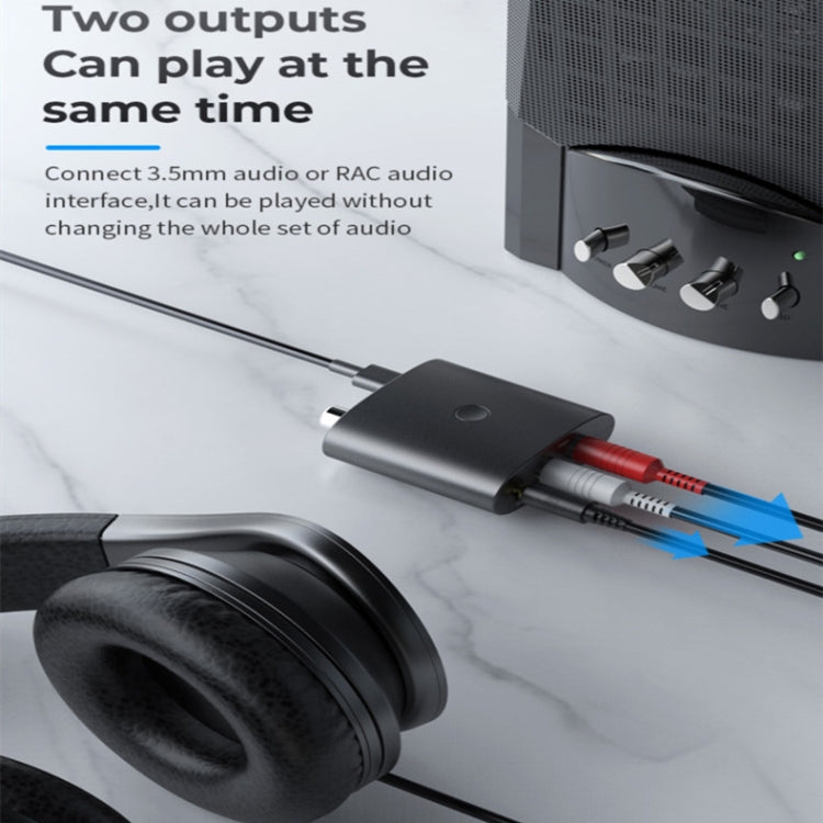 BT-B36 Bluetooth 5.1 Audio Receiver TV Fiber Coaxial Digital to Analog Converter - Audio Receiver Transmitter by PMC TechLife | Online Shopping South Africa | PMC TechLife