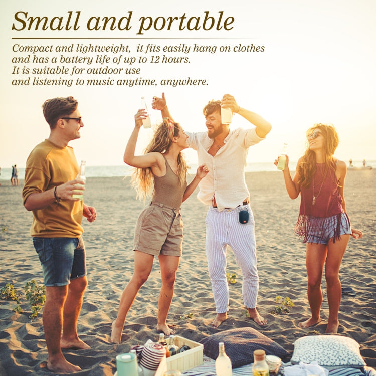 T&G TG321 TWS Portable Wireless Outdoor Mini Speaker with LED Light(Blue) - Mini Speaker by T&G | Online Shopping South Africa | PMC TechLife | Buy Now Pay Later Mobicred