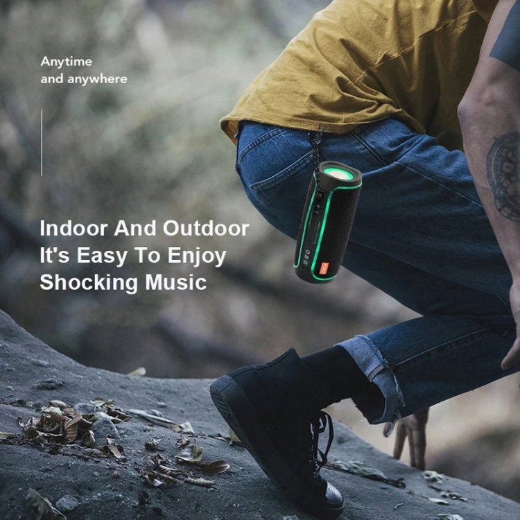 T&G TG288 TWS Portable LED Light Bluetooth Speaker(Black) - free shipping - PMC TechLife - Order now!