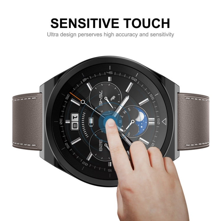 For Huawei Watch GT 3 Pro 46mm ENKAY Full Coverage Electroplated Soft TPU Case with Screen Protection(Golden) - free shipping - PMC TechLife - Order now!