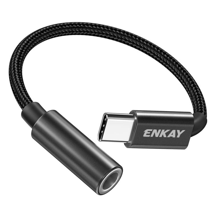 ENKAY USB-C / Type-C to 3.5mm Nylon Braided Aux Adapter Digital Decoding Audio Cable - free shipping - PMC TechLife - Order now!