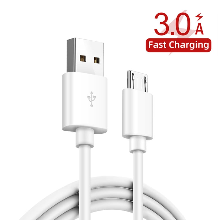 TE-P22 38W PD USB-C / Type-C + QC3. 0 USB Car Charger with 1m USB to Micro USB Data Cable(White) - Car Charger by PMC TechLife | Online Shopping South Africa | PMC TechLife