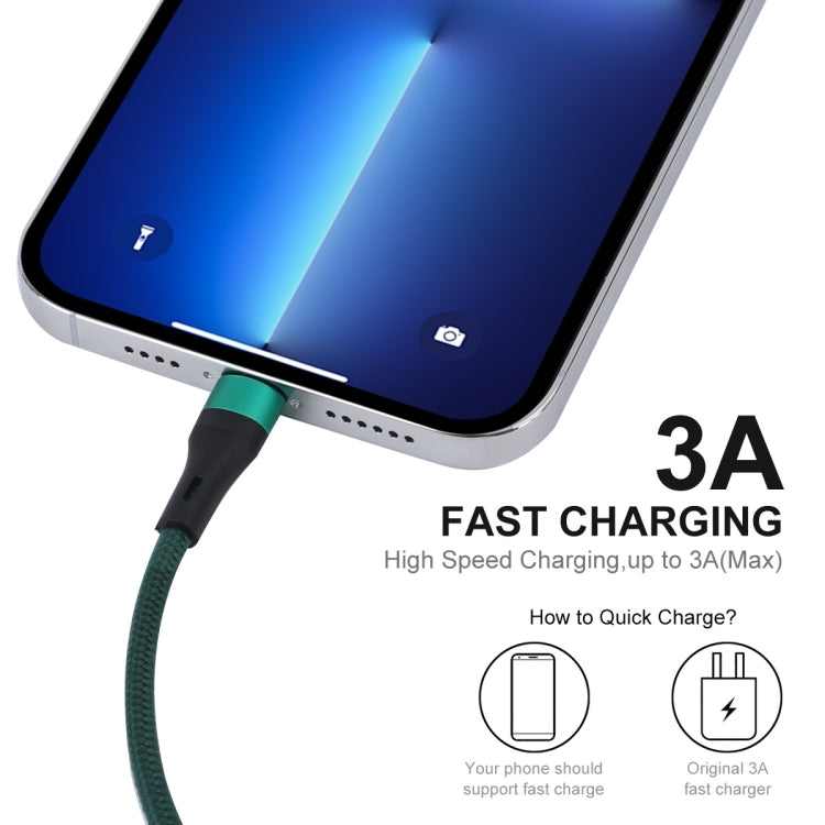ENKAY ENK-CB118 1m USB 3.0 to 8 Pin 3A Fast Charging Sync Data Cable(Orange) - Normal Style Cable by ENKAY | Online Shopping South Africa | PMC TechLife | Buy Now Pay Later Mobicred