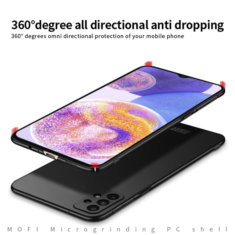 For Samsung Galaxy A23 4G MOFI Frosted PC Ultra-thin Hard Case(Black) - Galaxy Phone Cases by MOFI | Online Shopping South Africa | PMC TechLife | Buy Now Pay Later Mobicred