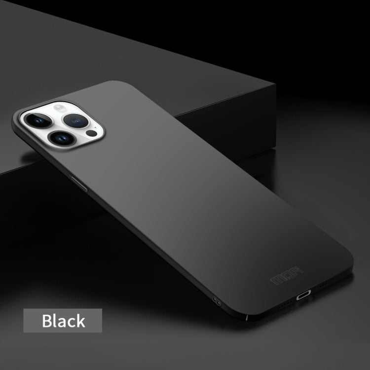 For iPhone 14 Pro Max MOFI Frosted PC Ultra-thin Hard Case (Black) - iPhone 14 Pro Max Cases by MOFI | Online Shopping South Africa | PMC TechLife | Buy Now Pay Later Mobicred