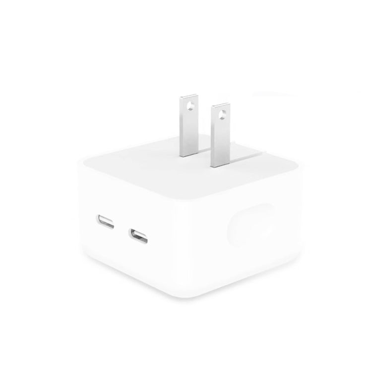 PD 35W Dual USB-C / Type-C Ports Charger for iPhone / iPad Series, US Plug - USB Charger by PMC TechLife | Online Shopping South Africa | PMC TechLife | Buy Now Pay Later Mobicred