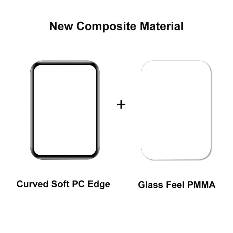 2 PCS For Huawei Watch Fit 2 ENKAY Hat-Prince 3D Full Coverage Soft PC Edge + PMMA HD Screen Protector Film - Screen Protector by ENKAY | Online Shopping South Africa | PMC TechLife | Buy Now Pay Later Mobicred
