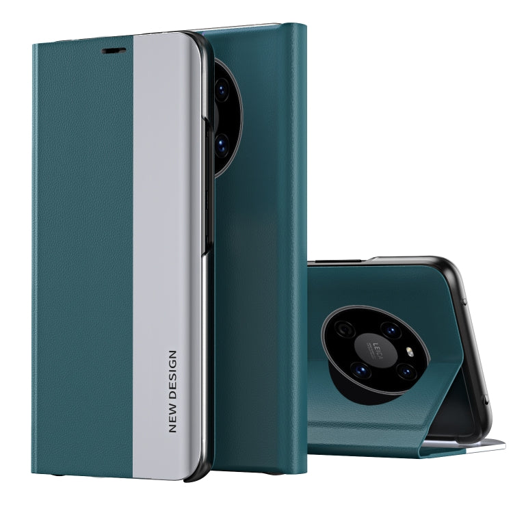 For Honor X9 4G / 5G 2022 / X30 / Magic4 Lite 5G Side Electroplated Adsorption Leather Phone Case(Green) - free shipping - PMC TechLife - Order now!