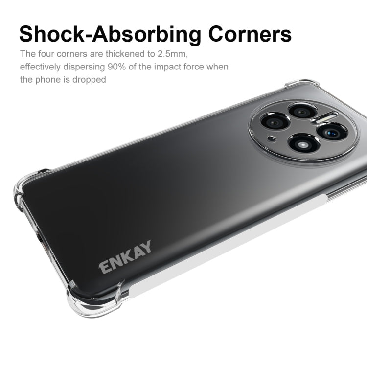 For Huawei Mate 50 Pro 4G ENKAY Transparent TPU Shockproof Phone Case - Huawei Cases by ENKAY | Online Shopping South Africa | PMC TechLife | Buy Now Pay Later Mobicred