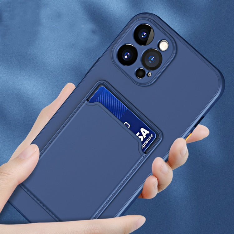 For iPhone 14 Pro Max Skin Feel Card Color Button TPU Case (Black) - iPhone 14 Pro Max Cases by PMC TechLife | Online Shopping South Africa | PMC TechLife