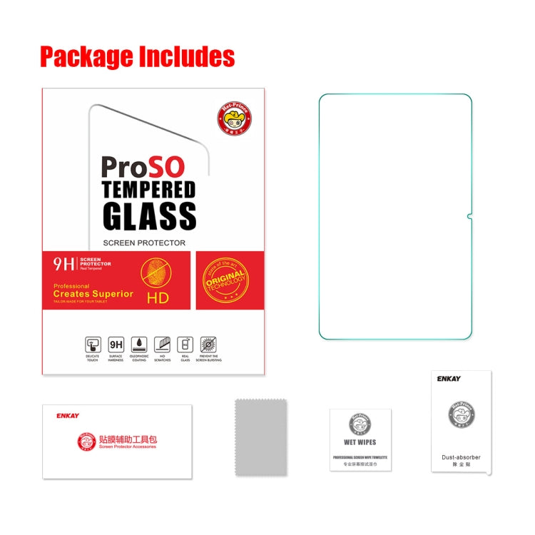 For OPPO Pad Air ENKAY 0.33mm Explosion-proof Tempered Glass Film - OPPO Tempered Glass by ENKAY | Online Shopping South Africa | PMC TechLife | Buy Now Pay Later Mobicred