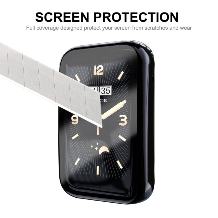 For Xiaomi Mi Band 7 Pro ENKAY Hat-Prince Full Coverage Electroplated TPU Screen Protection Case(Dark Blue) - free shipping - PMC TechLife - Order now!