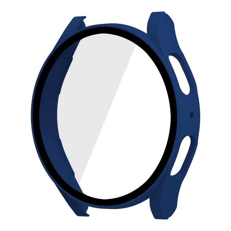 For Samsung Galaxy Watch5 44mm ENKAY Hat-Prince Full Coverage PC Frame + 9H Tempered Glass Case(Dark Blue) - Watch Cases by ENKAY | Online Shopping South Africa | PMC TechLife | Buy Now Pay Later Mobicred