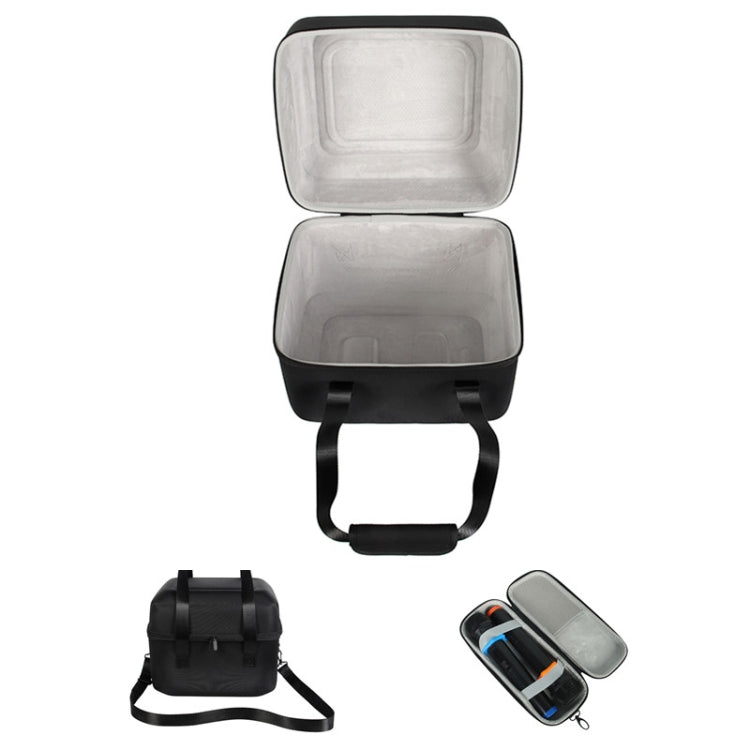 For JBL PartyBox Encore Essential Shockproof Portable Storage Bag with Microphone Bag(Black + Grey) - Protective Case by PMC TechLife | Online Shopping South Africa | PMC TechLife