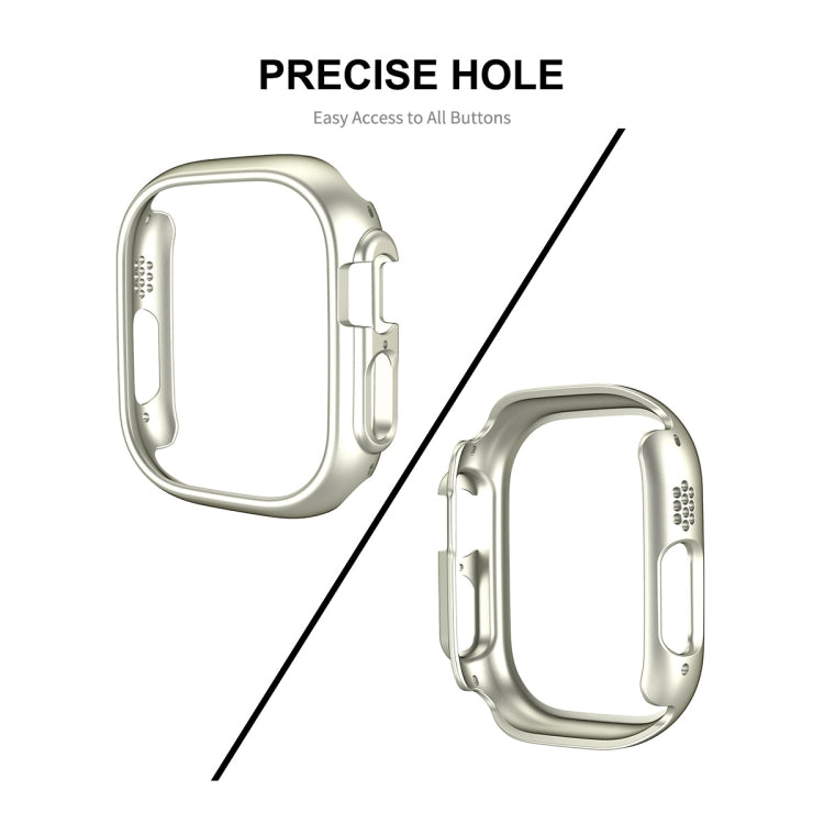 For Apple Watch Ultra / Ultra 2 49mm ENKAY 2 in 1 PC Case + Full Coverage 9H Tempered Glass Film(Orange) - free shipping - PMC TechLife - Order now!